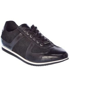 Versace Leather & Suede Sneaker